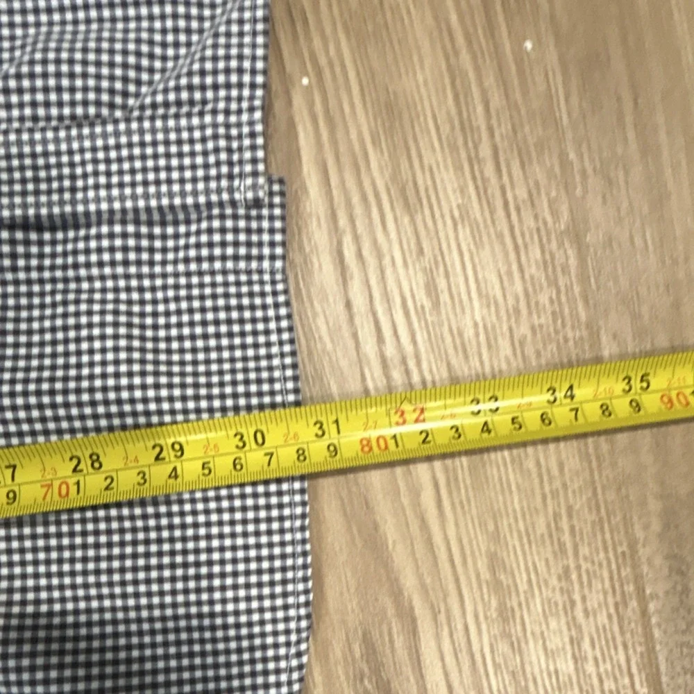 2 Banana Republic Men's Big & Tall Purple Check Dress Shirt L Cotton